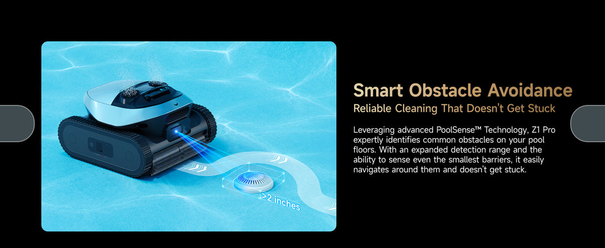 Dreame NEW Z1 Pro Cordless Robotic Pool Cleaner, LiFi Remote Control, 8000 GPH Suction, Waterline Horizontal Cleaning, Auto-Retrieval, Automatic Pool Vacuum for Above & In-Ground Pools, Upgraded Version