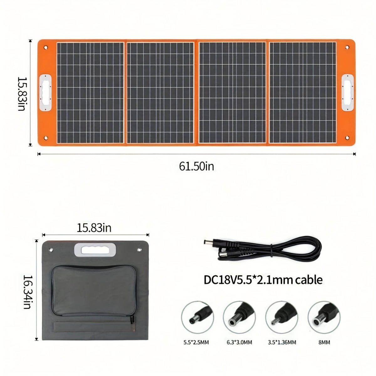 400W Portable Solar Power Station with 100W Foldable Solar Panel - 400Wh Lithium Battery Box with 400W 110V AC Outlets/DC/USB, with 60/100W Solar Panel Foldable, Ideal Off-Grid Power Supply Battery Power Bank for Home Emergency & Outdoor Camping