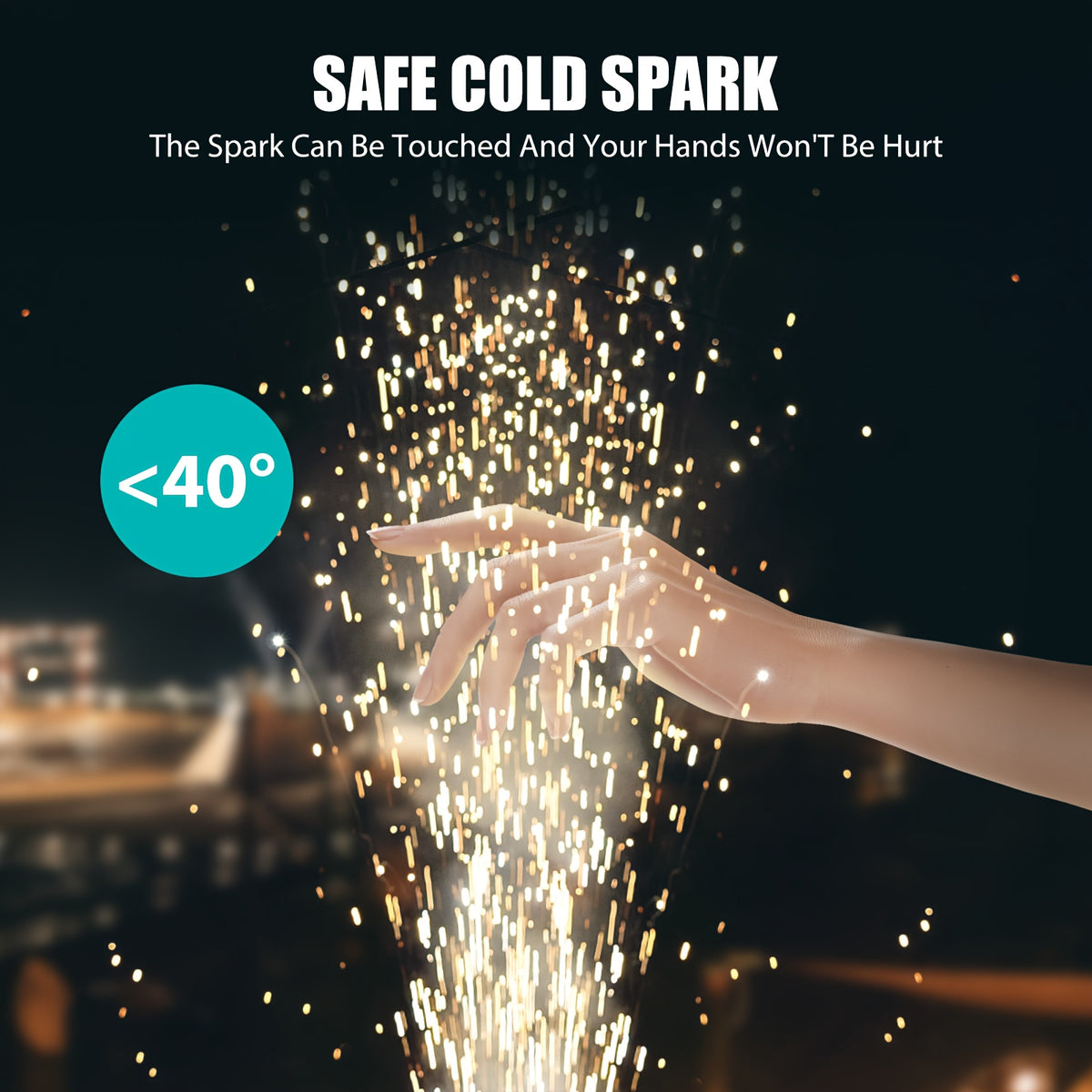 700W Cold Spark Machine Stage Effect Equipment Spark Fountain Machine DJ Party Wedding Disco Mini Fireworks Machine Stage Flower Spray Machine