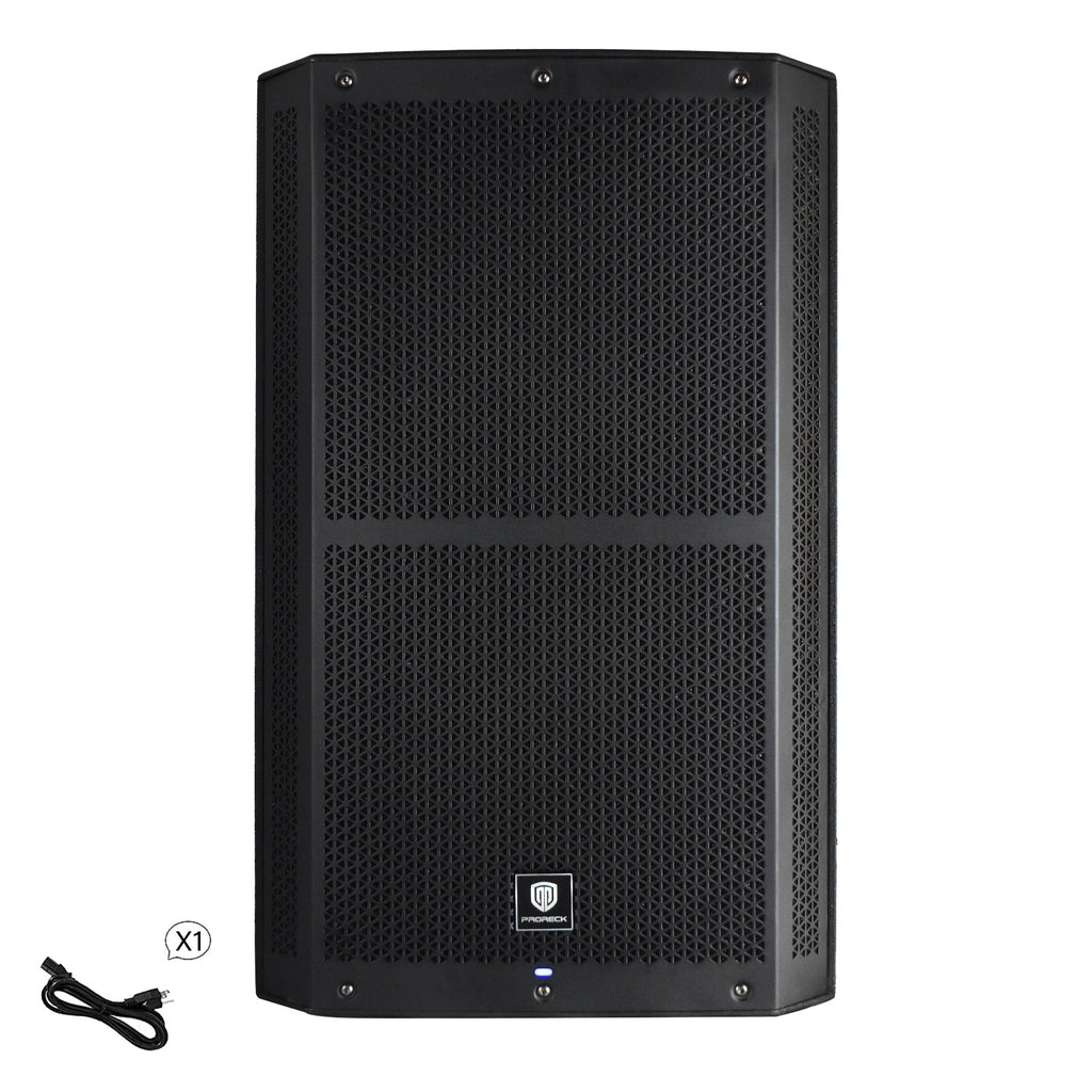 2500W P.M.P.O High-Power 15-Inch Monitor Speaker with DSP - Perfect for Professional DJs, Weddings, Churches, and High-Fidelity Sound