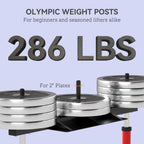 Vertical Leg Press Machine, 660LBS Capacity, Leg Strength Training Machine with Adjustable Leg, Back, and Head Positions for Home Gym, 2" Olympic Plate Compatible, Red