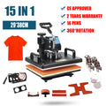15 In 1 Heat Press Machine, Sublimation Heat Press/Heat Transfer Machine