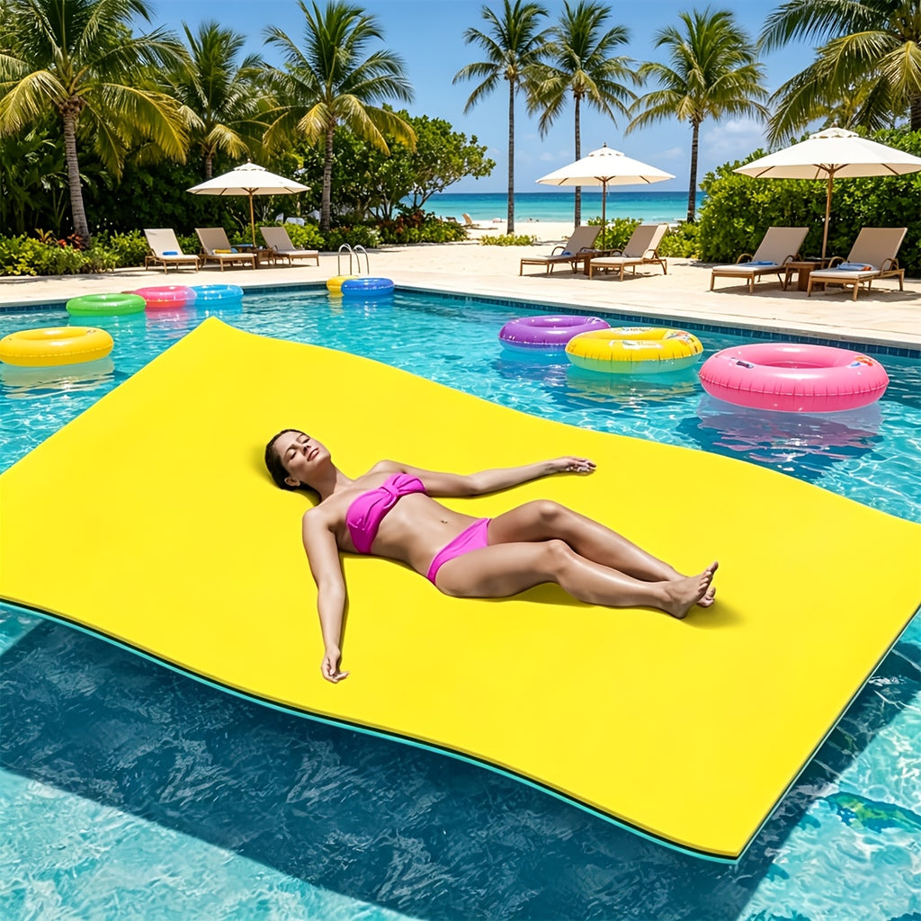Floating Mat, Floating Water Mat For Lake, 3 Layers Tear-Resistant XPE Foam Portable Lily Pad Float For Adults, Multiple Sizes To Choose