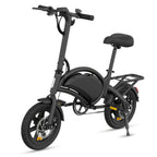 Folding Electric Bike for Adults, D3Fmini 14-Inch Commuter E-Bike with LCD Display and 350W Motor