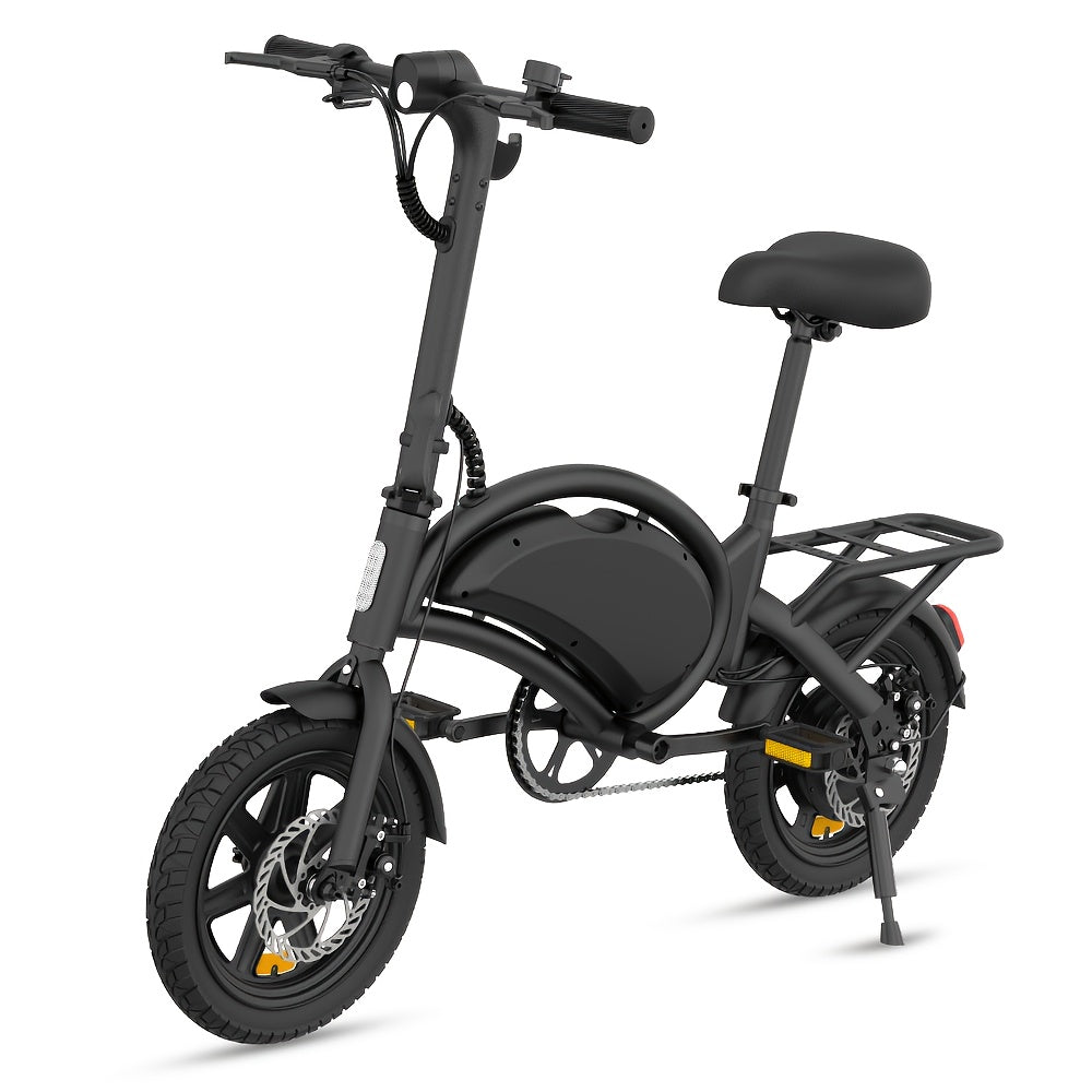 Ebikes for Adults, 14 Inch Foldable Adult Electric Bicycle with LCD Display, 350w Motor, Max Speed Of 15.5MPH, 36V 7.8Ah Lithium Battery, 14 Inch Tires, Portable Folding Design, Outdoor Cycling Exercise, Urban Commuting Travel