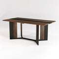 Luxurious 71-Inch Large Rectangular Dining Table with Marble-Color Wood Top, Adjustable V-Shaped Legs, Waterproof and Scratch-Proof for 4-7 People - Ideal for Family Dinners, Office, Kitchen, Living Room