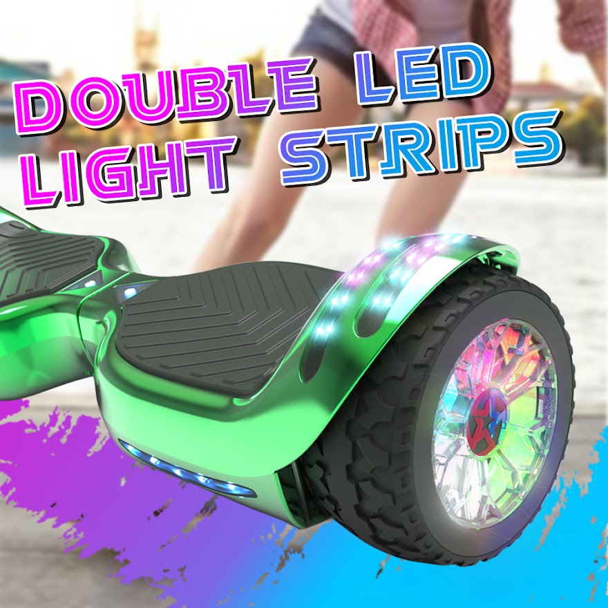 6.5-Inch Hoverboard with 10-Mile Range and 7 MPH Top Speed, Self-Balancing Electric Scooter with Dual Motors, Portable Design and Smooth Riding Performance. The compact 6.5-inch wheels provide responsive handling and easy control, while the rechargeable b