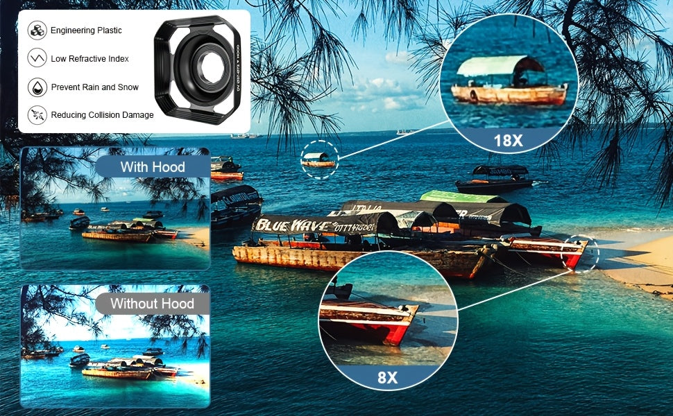 DINGETU 5K Video Camera Camcorder, 64MP WiFi Vlogging Camera for YouTube with IR Night Vision, 18X Digital Zoom, 3" Touch Screen, Webcam, Microphone, Remote Control & 2 Batteries
