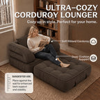 Black Friday Special | Locally Shipped 3-in-1 Compression Folding Sofa Bed, Single Convertible Chair Bed with Backrest & Multi-functional Lounge Chair, Suitable for Apartment Bedrooms, Living Rooms, Guest Rooms for Napping, and Reading, an Ideal Gift