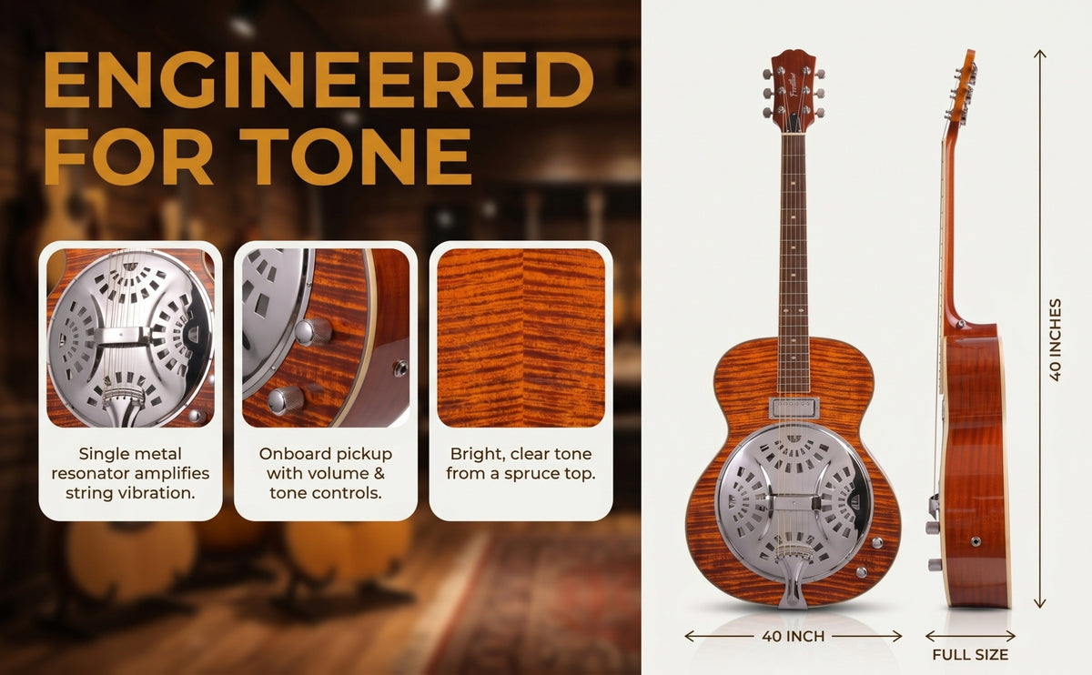 [Beginner Guitar Kit] Acoustic Electric Guitar 40 Inch Full Size Steel String, Beginner Acoustic Guitar Kit With Strap Capo Picks Cable, With Pickup Volume Tone Knobs, Country Bluegrass Folk Blues Fingerpicking Right Handed, Beginner Guitar For Adults