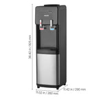 VEVOR Top Loading Water Cooler Dispenser for 3 or 5 Gallons Jugs Stainless Steel