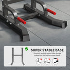 SogesPower Power Tower Pull Up Dip Stand with Adjustable Height for Home Gym Strength Training