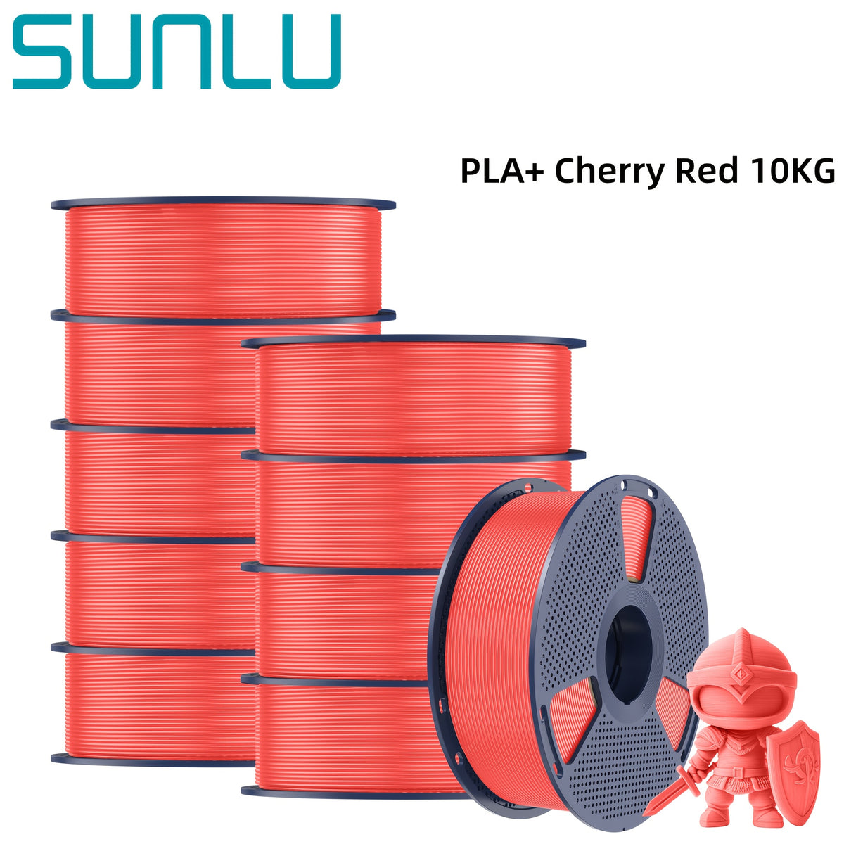 22.05LB SUNLU 3D Printer Filament PLA Plus 1.75mm, SUNLU Neatly Wound 1.75mm PRO, PLA+ Filament For Most FDM 3D Printer, Dimensional Accuracy +/- 0.02 Mm