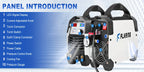 FLARING FC650D Plasma Cutter, 65A Dual-Voltage Machine for Metalwork in the Shop or at the Jobsite