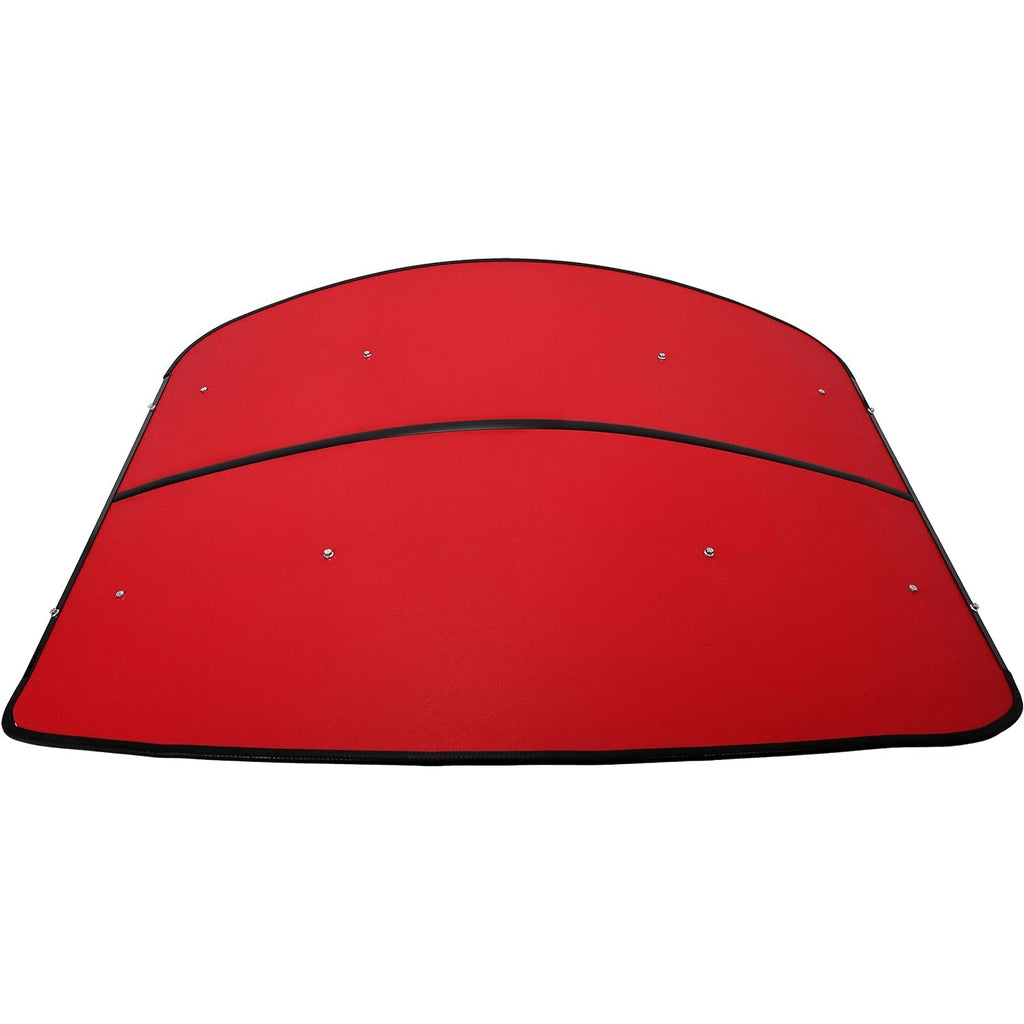 Tractor Canopy Compatible with All ROPS 48-3/8" X 48-3/8" Equipped Tractors and Mowers with a 2" x 2" or 2" x 3" ROPS (Will Add About 4'' to The Height of The Tractor, Red/Orange/Green/Wthite)