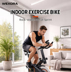 1pc Heavy-Duty Magnetic Bike for Home Gym - Adjustable Magnetic & Belt Drive System, Quiet Indoor Cycling Bike with Magnetic Brakes, Suitable for Home Gyms, Rehabilitation Training, for Home Fitness Equipment, Christmas Gifts