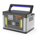 2400W Peak Solar Generator, Portable Power Station 700W 577Wh Backup Battery Pure Sine Wave with 120V AC Output Car Outlets PD 60W QC3.0, Refrigerator Mode Power Supply Bank for Camping, RVs, Blackout, CPAP, Black Friday, Thanksgiving, Christmas