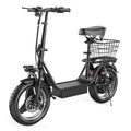 749W Peak Power, 48V 15AH Electric Scooter for Adults, 19.9MPH with Seat and Basket, 35 Miles Range, 14-inch Tires - the Ideal Companion for Your Commuting and Shopping Needs!