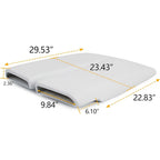 Hood Scoop Compatible with 1970-1976 Plymouth Duster 340 A-Body Front Fiberglass Hood Scoop Molding Trim Bezel White
