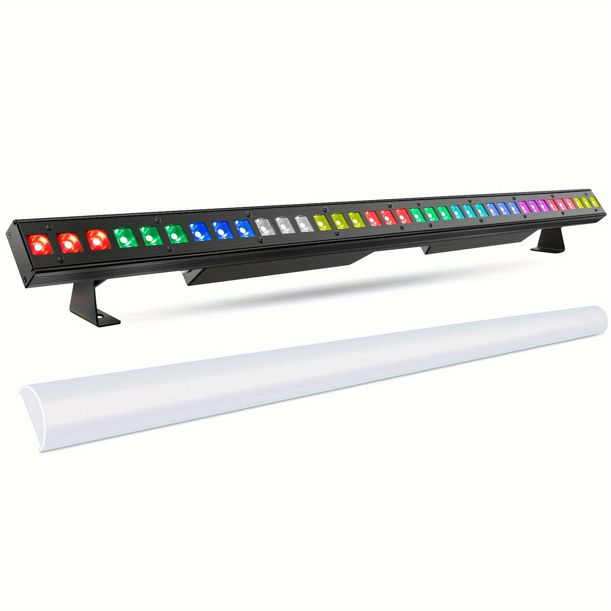 Stage Wash Light Bar – 120W RGBW Pixel Fixture for DMX-Controlled Event Washes, Beam Effects and Chases