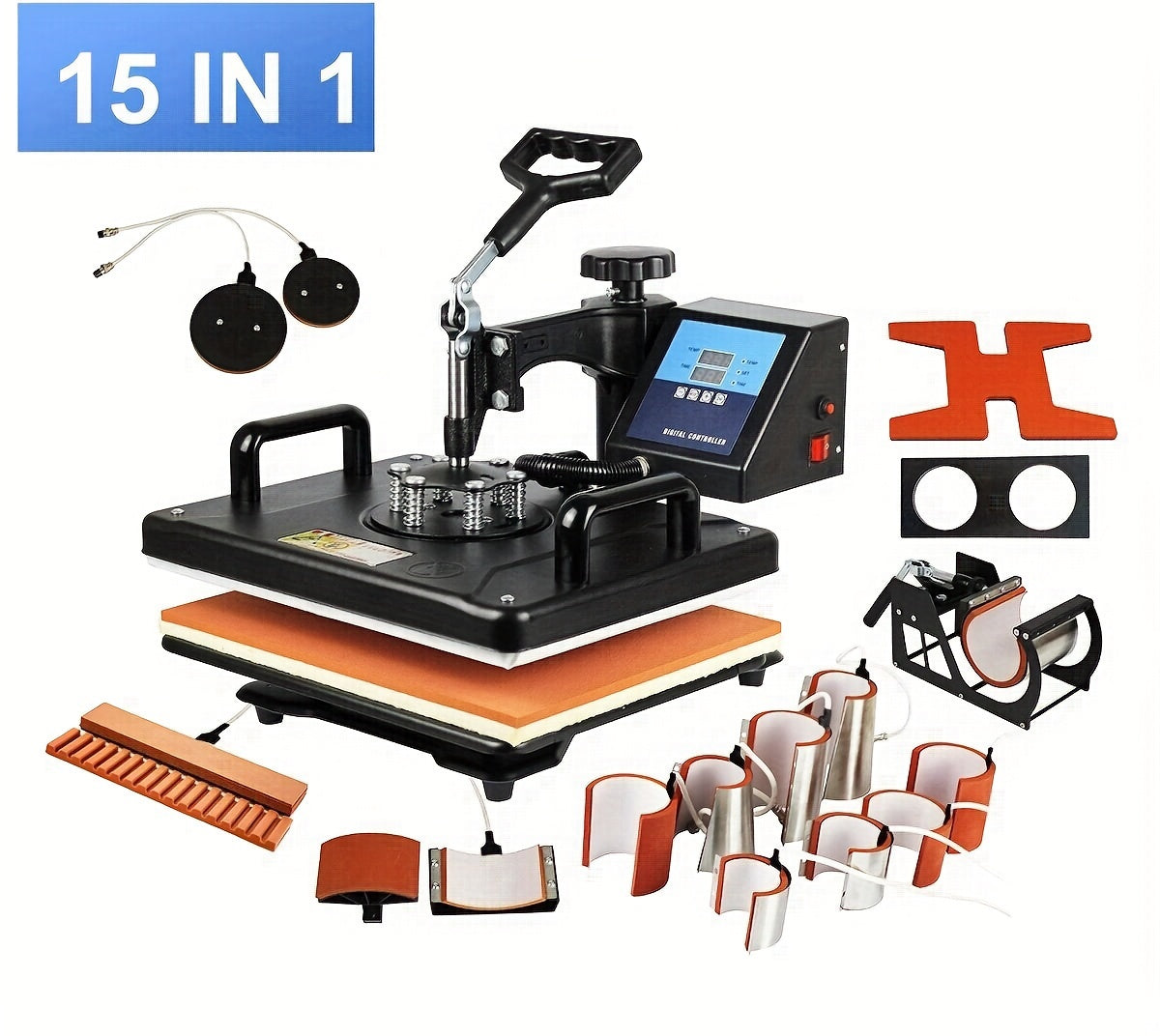 15 In 1 Heat Press Machine, Sublimation Heat Press/Heat Transfer Machine