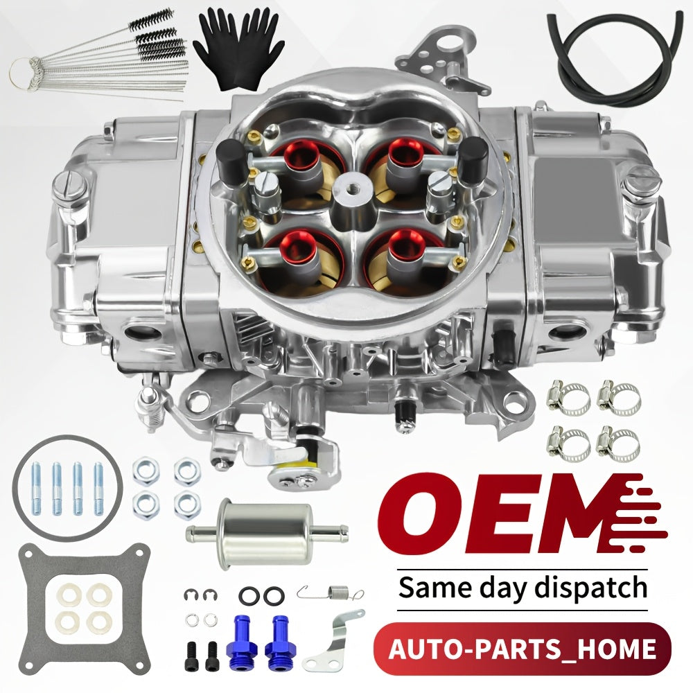Carb Fuel for Holley Quick BR-67199 650CFM Race Carburetor Double Pumper Replace Motocycle