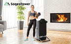 SogesPower Pilates Reformer Machine for Home Gym Workout, Foldable Pilates Equipment with High Strength Alloy Springs for Beginners, Up to 330lbs Weight Capacity