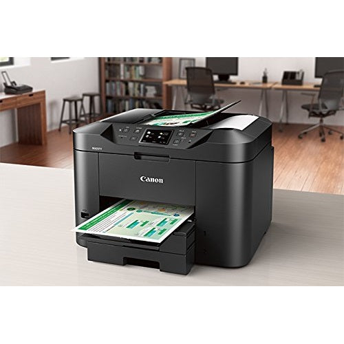 Canon MAXIFY MB2720 Wireless Color Photo Printer with Scanner, Copier and Fax Bundle with Deco Essentials Printer eBook + High-Speed 6FT USB 2.0 Printer Cable