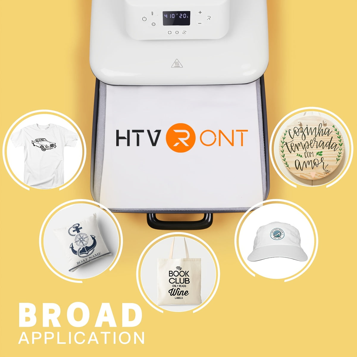 HTVRONT Auto Heat Press Machine 15x15 for T Shirts - Professional Heat Transfer Machine with Auto-Release - Fast & Even Heating for HTV, Sublimation Projects