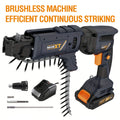 Drywall Screw Gun – MAXXT 20V Cordless Autofeed Screwdriver for Drywall Installation and Construction Projects