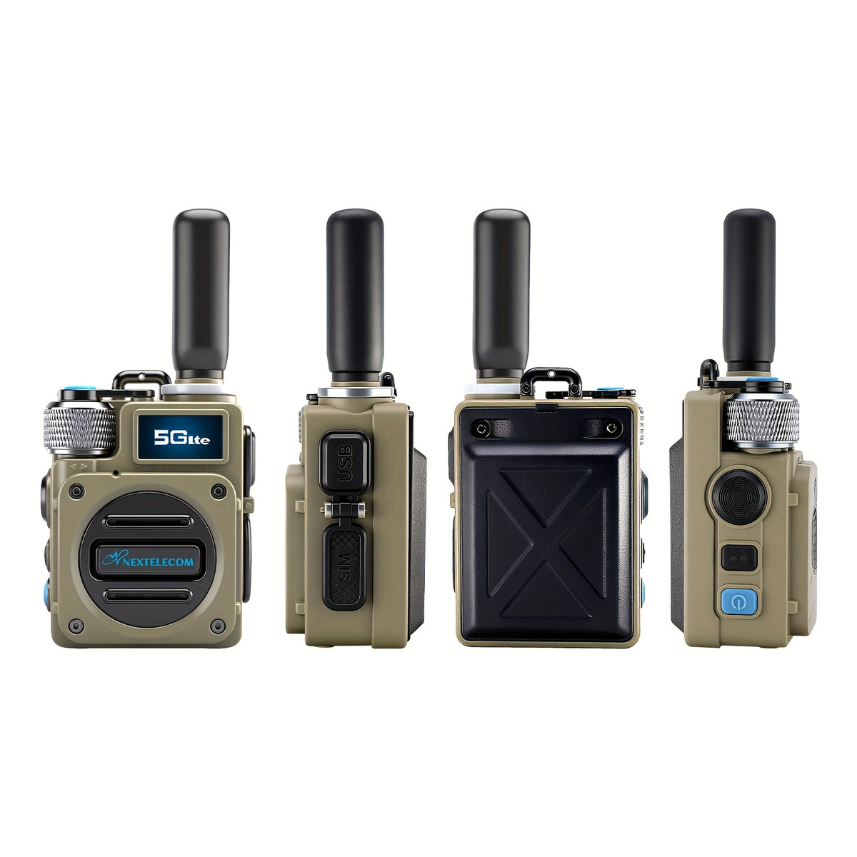G6S 5000 Miles Long Range Walkie Talkies Two Way Radios Poc Intercom Long Distance Nationwide Shock Resistance Dust Proof Sim Activated No Monthly Charge For Truckers Adults Use Business Construction Workers Camping Hunting