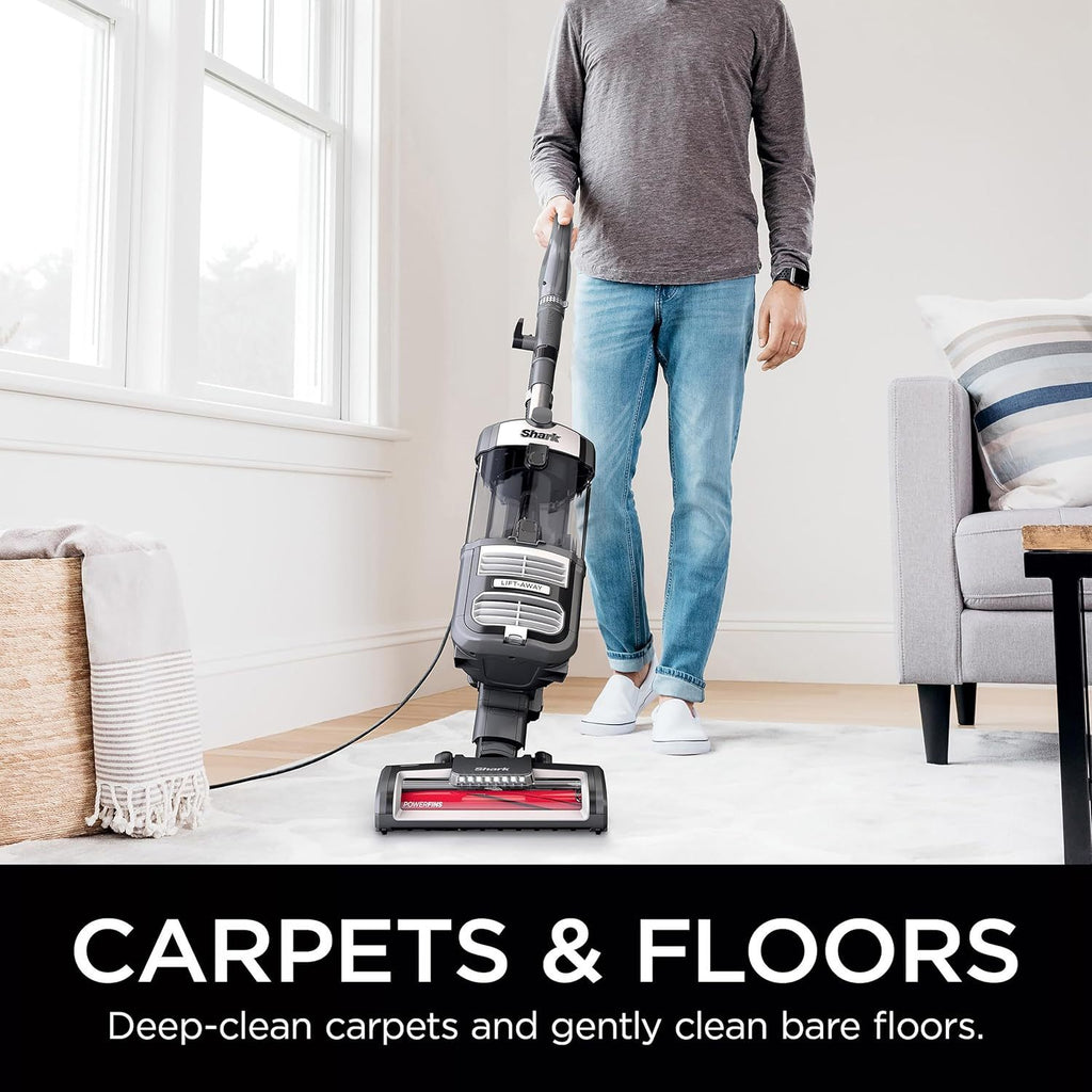 Shark Navigator Lift-Away Upright Vacuum UV730, Self-Cleaning Brushroll, HEPA Anti-Allergen Seal, Powerful Suction for Pet Hair, Carpet & Hard Floor Cleaner with LED Headlights, 13.5 lbs