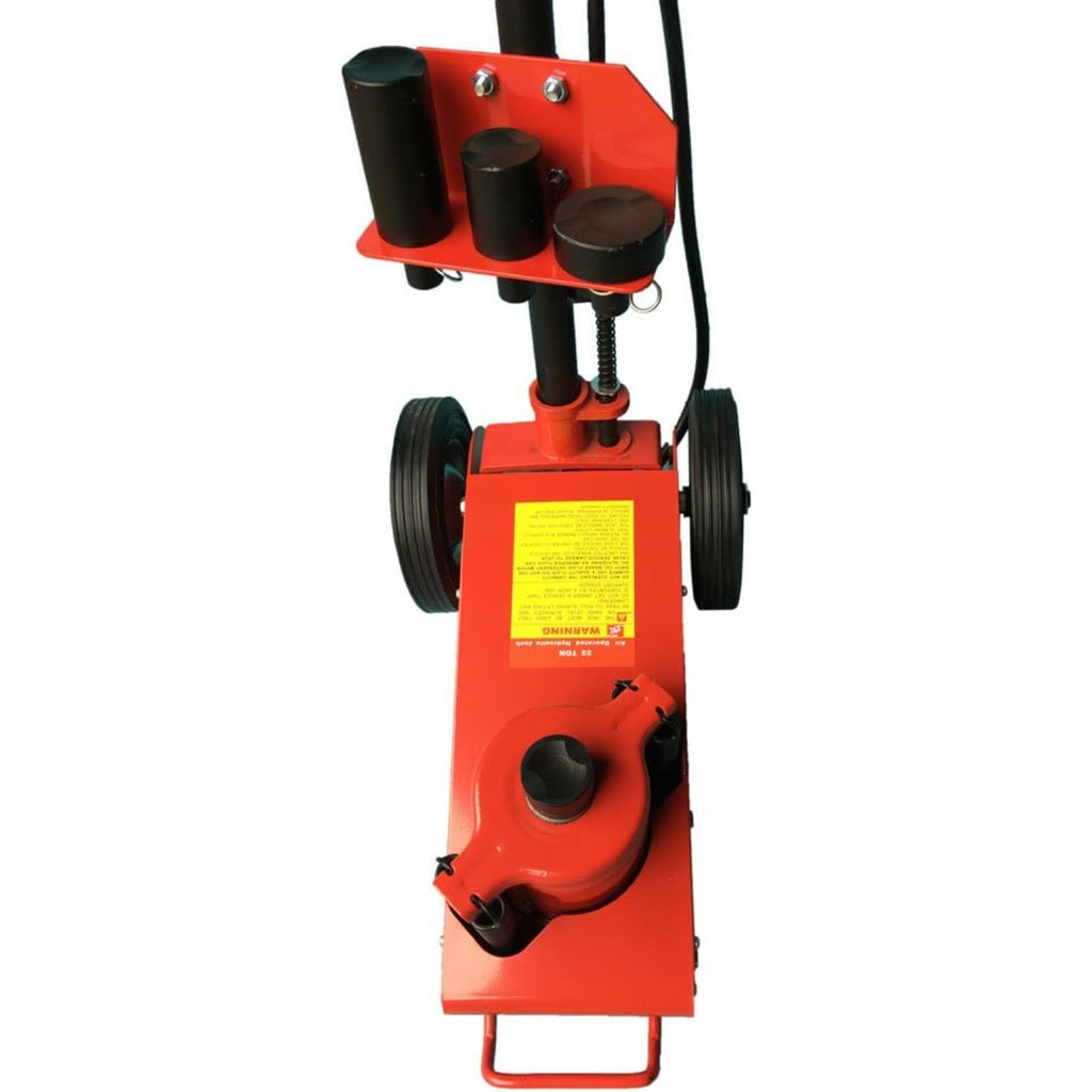 MEFEIR 22 Ton Air Hydraulic Floor Jack，44000 lbs Capacity Air-Operated Floor Jack with Extension Saddle Set and Wheels for Heavy Duty Lifting，Blue