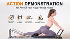 SogesPower Pilates Reformer Machine for Home Gym Workout, Foldable Pilates Equipment with High Strength Alloy Springs for Beginners, Up to 330lbs Weight Capacity