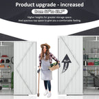 8x8 FT Storage Shed, Large Metal Tool Sheds With Lockable Doors, Outdoor Storage Shed For Backyard Garden Patio Lawn, Grey