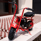 39cc 4-Stroke Gas Powered Mini Dirt Bike, No Fuel Mixing Required, Tool-Free Assembly, Heat Shield Protection, Top Speed 17 MPH, Off-Road Trail Pit Bike for Backyard Adventure, Birthday Gift Idea