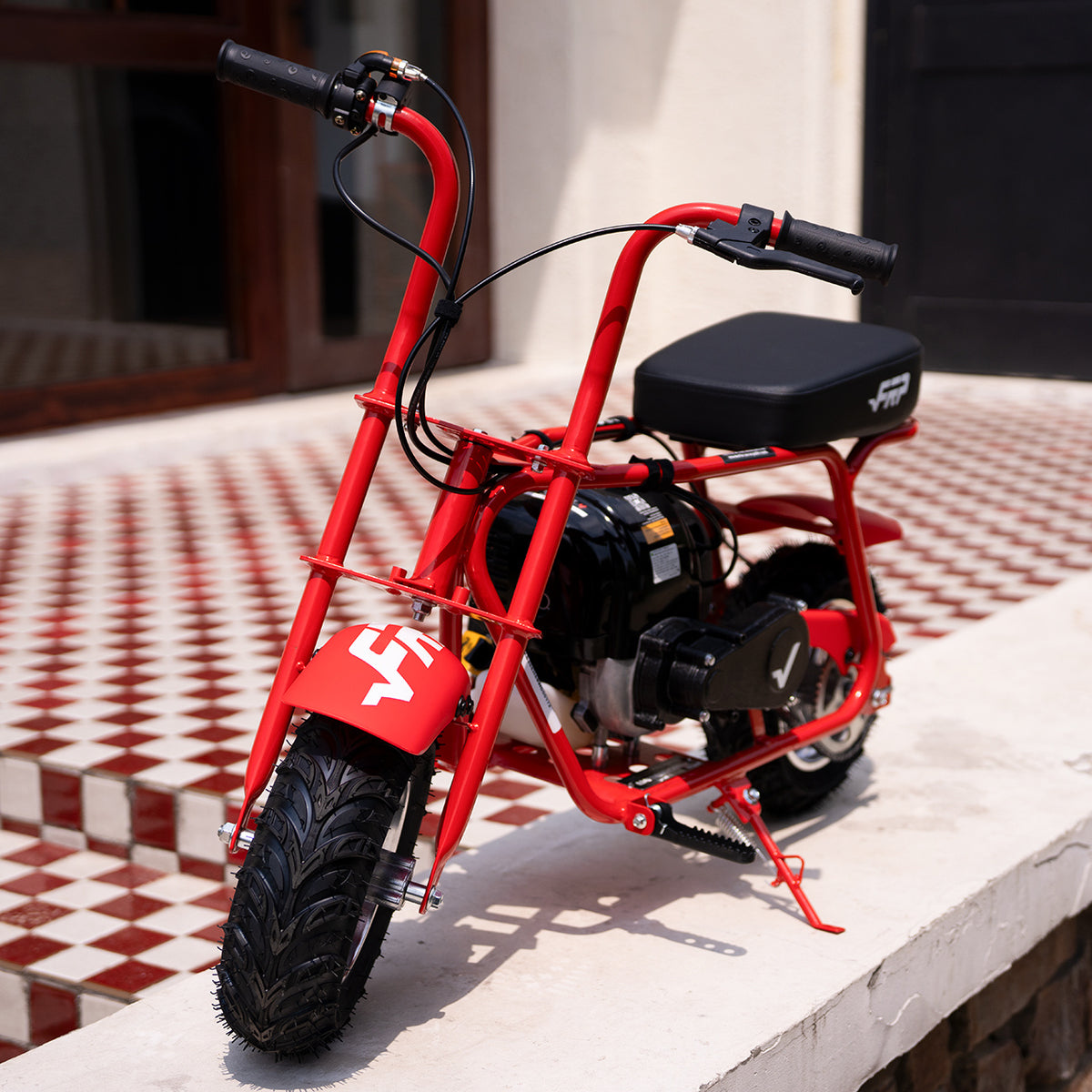 39cc 4-Stroke Gas Powered Mini Dirt Bike, No Fuel Mixing Required, Tool-Free Assembly, Heat Shield Protection, Top Speed 17 MPH, Off-Road Trail Pit Bike for Backyard Adventure, Birthday Gift Idea