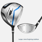 Men's Golf Club Set, Right Hand 9-11pcs Complete Set with Driver, Woods, Hybrids, Irons, PW, SW, Putter, Stand Bag And Headcovers