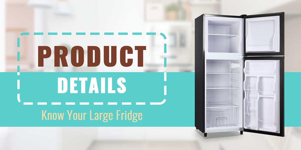 WANAI Double Door Small Refrigerator with Freezer, 3.5/4.5/5.0 Cu.Ft Small Fridge with 7 Level Adjustable Thermostat & Removable Shelves, Mini Refrigerator for Kitchen Apartment And Office, Silvery