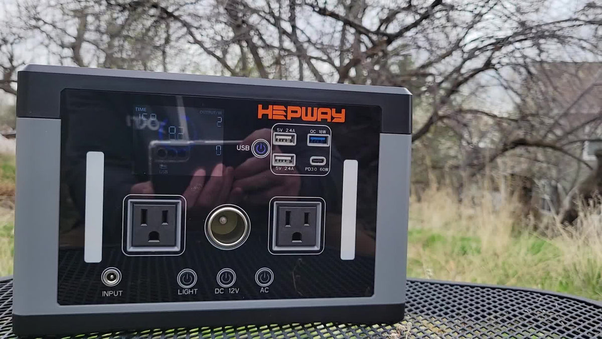 2400W Peak Solar Generator, Portable Power Station 700W 577Wh Backup Battery Pure Sine Wave with 120V AC Output Car Outlets PD 60W QC3.0, Refrigerator Mode Power Supply Bank for Camping, RVs, Blackout, CPAP, Black Friday, Thanksgiving, Christmas