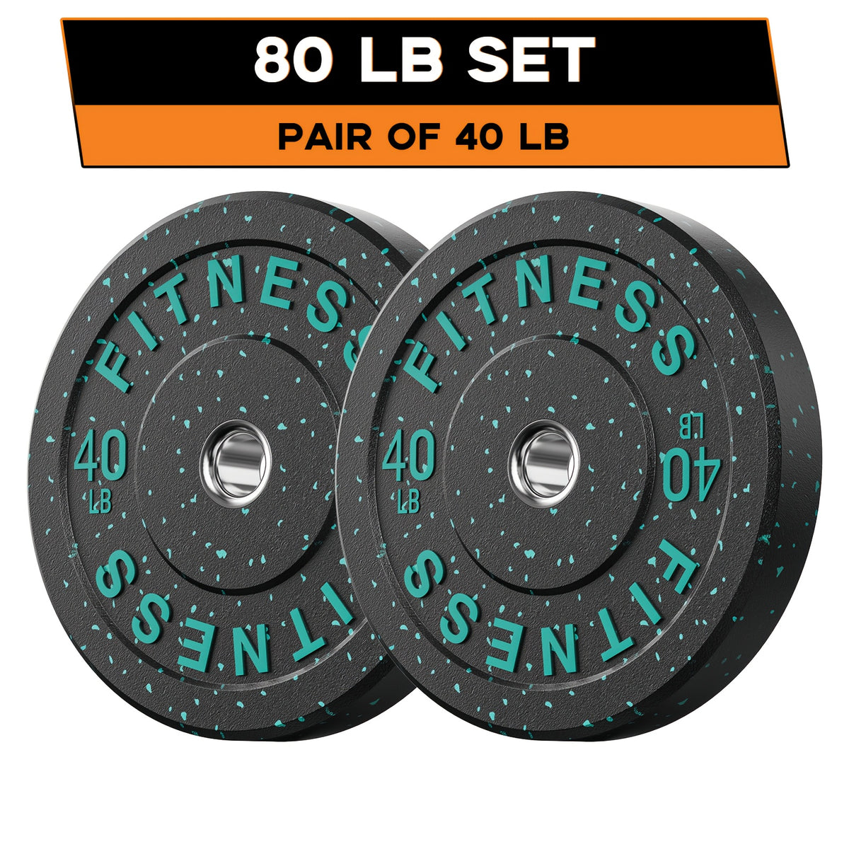 45-650Lbs High Bounce Bumper Plates, 2 Inch Colored Fleck Rubber Weight Plates For Heavy Lifters, Powerlifting, CrossFit, Deadlift, Squat, Home Gym, Strength Workout, For Men, Women, Big Weight Enthusiasts