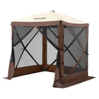 Pop-Up Screen Gazebo Tent by VEVOR, Removable Privacy Panels for Camping, Picnics and Backyard Gatherings