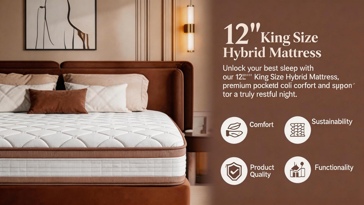 Luxury Mattress 12/14 Inch Full Size Queen Size King Size Gel Memory Foam Pocket Spring Mixed Mattress Box Medium Hardness