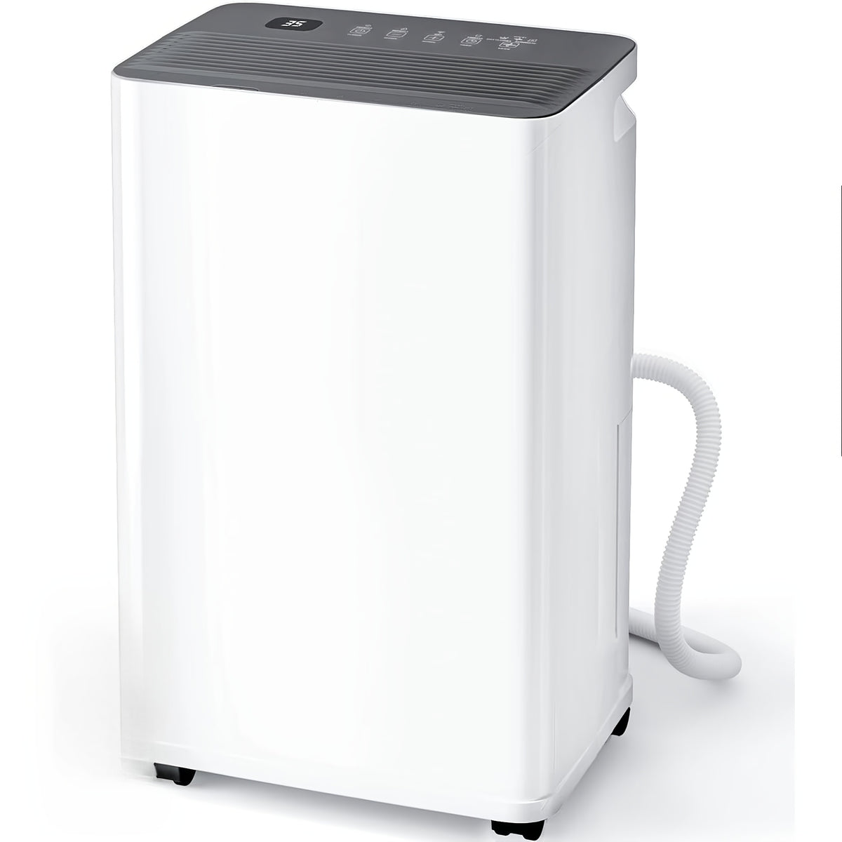 [Large Dehumidifier] Gunji 80pint/50pint/35pint/30pint, Large Dehumidifier for 3000/4500 Sq. Ft. Dehumidifier, 24H Residential Dehumidifier with Hose, Dehumidify/Dry/Air Delivery Mode, Humidity Display, Timer, Drain Hose