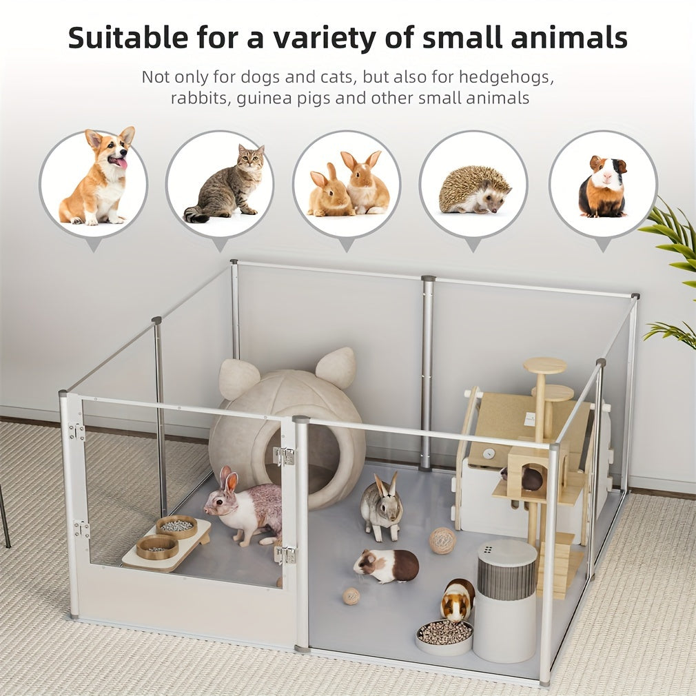 [Extra Large Pet Playpen] Extra Large Acrylic Pet Playpen Fence Dog Crate Kennels Indoor With Fertility Waterproof Pat