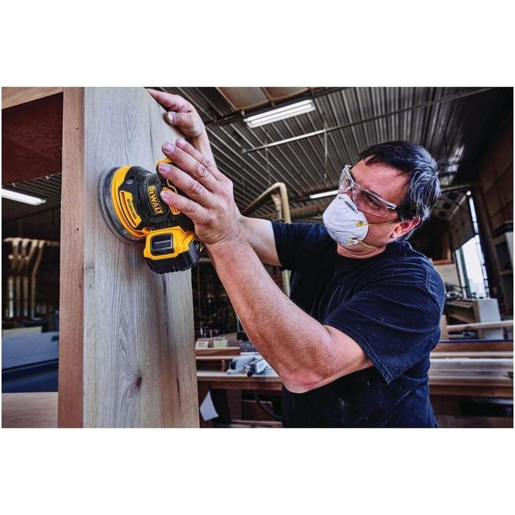 DEWALT 20V MAX Orbital Sander Cordless, 5-Inch Sander Tool, 2.Ah, 8,000-12,000 - DCW210D1