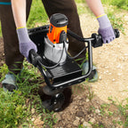 VEVOR Electric Post Hole Digger 1500W Powerful Motor with 5.71 in Auger Bit
