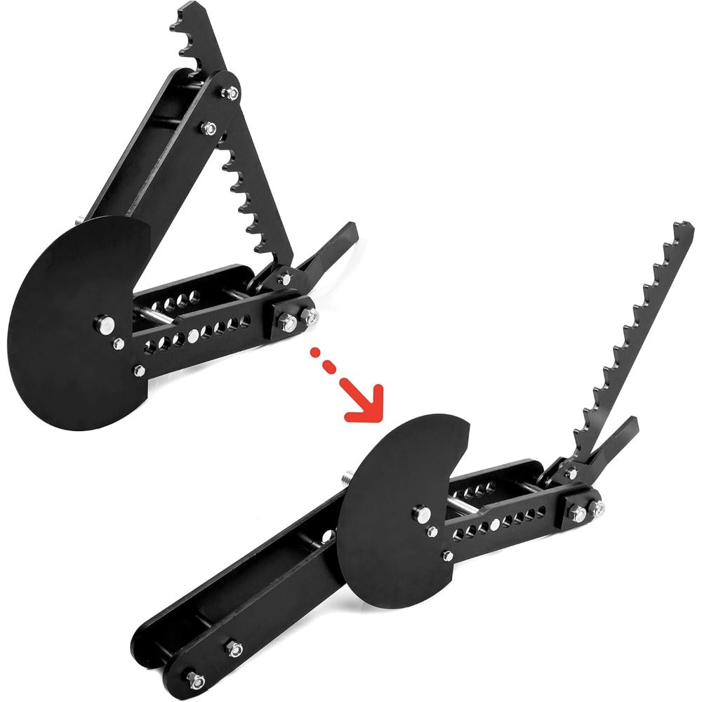 Tube and Pipe Bender Black Oxide Coating Steel Manual Hand Bender Tubing Tube Bender Pipe Bender Replace for WFB2