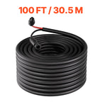 VEVOR 100FT Solar Panel Extension Cable, 10 AWG, Solar Panel Wire with Flame Retardant Protective Sleeving, Female and Male Connectors, PV Wire, for Outdoor Automotive RV