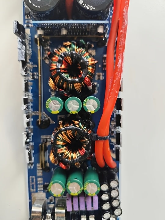 Car Keluneglo 5000W Max Power Monoblock Class D Amplifier - 3800W RMS Super Output at 1 Ohm - 10Hz to 250Hz Frequency Response - 96Db+ Higher SNR - 0.05% Lower THD - 11-16V Voltage Supply - RCA Input - Crossover Frequency & Slope Adjustable - Perfec